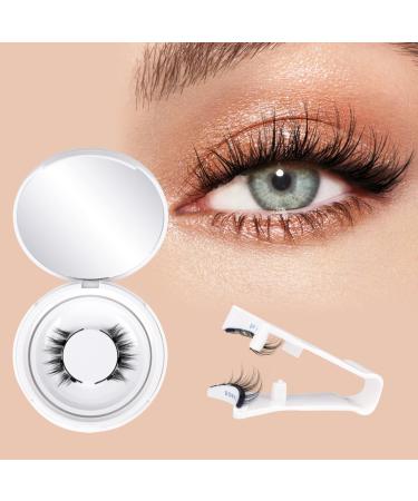 ALICE Magnetic Eyelashes with Applicator Reusable Natural Manga Magnetic Lashes Kit No Glue Needed Eyelashes with Magnets Easy to Wear and Remove for All-Day Comfort C27