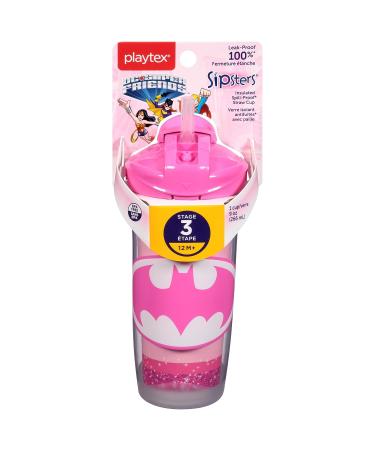 Playtex PlayTime Straw - Super Friends Sippy Cup - Assorted Colors - 1 Count - Buy Online on GoSupps.com