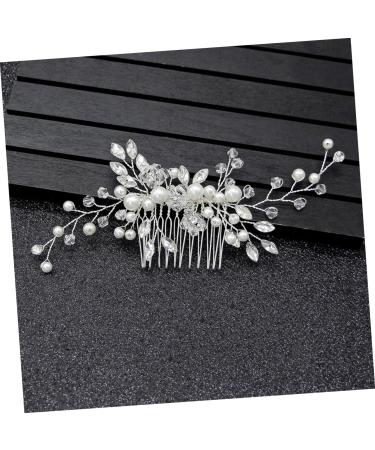 HAPINARY Wedding Hair Comb Tiara Comb for Bridal Crystal Hair Comb Bridal Hair Comb Hair up Wedding Bride Bride Comb - Buy Online on GoSupps.com