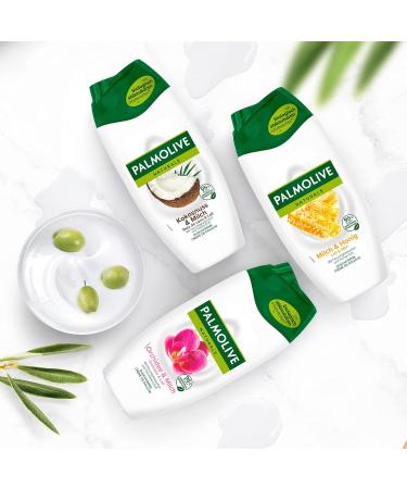 Palmolive Shower Gel Naturals Coconut & Milk 6x250ml | Moisturising Cream Shower Gel for Delicate Skin | Buy Online - International Shipping - Buy Online on GoSupps.com