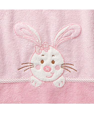 Morning Star Badeponcho for Kids - 100% Cotton Oeko-Tex Baby Bathing Towel for Girls & Boys (Pink 1-3 Years) - Buy Online on GoSupps.com