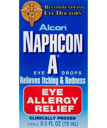 Naphcon-A Eye Drops 15mL - Fast-Acting Relief for Itchy, Red Eyes - Buy Online on GoSupps.com