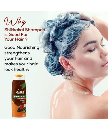 Shikakai Shampoo with Amla Hibiscus Aloe Vera & Neem - 200ml | Best Natural Hair Care | International Shipping - Buy Online on GoSupps.com