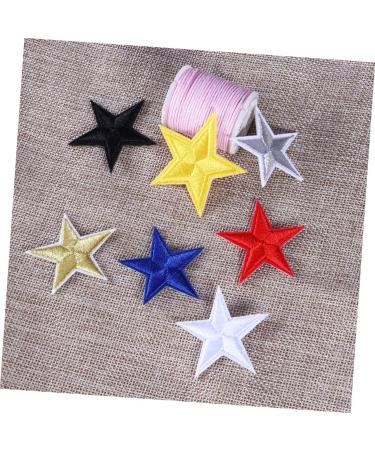 STOBOK 10pcs Mini Iron Backpack Dreses Stickers for Computers Star Patch The Iron Celebrity Accessories Silver medium - Buy Online on GoSupps.com