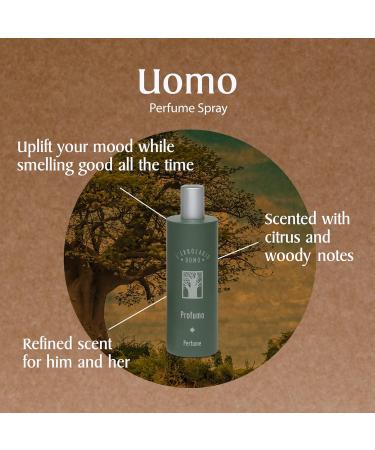 L'Erbolario Baobab - Toning And Refreshing - Starts With Citrusy And Invigorating Head Notes - Distinctive And Woody End Note - Masculine Fragrance - Dermatologically Tested - 3.3 Oz EDP Spray Uomo 3.3 Ounce (Pack of 1) - Buy Online on GoSupps.com