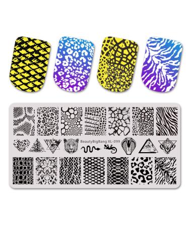 Beautybigbang Nail Stamping Plate - Animal Structure Patterns for Stunning Manicure | International Shipping - Buy Online on GoSupps.com