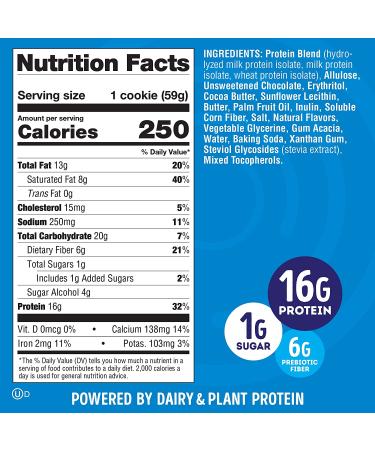 Lenny & Larry's The BOSS Cookie - Chocolate Chunk (12 Pack, 2 oz Each) - High Protein Snack - Buy Online on GoSupps.com