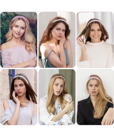 COMNICO Fashion Headbands for Women 7 Pieces Non Slip Girls Headbands Set Cute Fabric Sparkly Multiple Color Hair Bands Hair Accessories for Women Girls Kids Colorful A - Buy Online on GoSupps.com