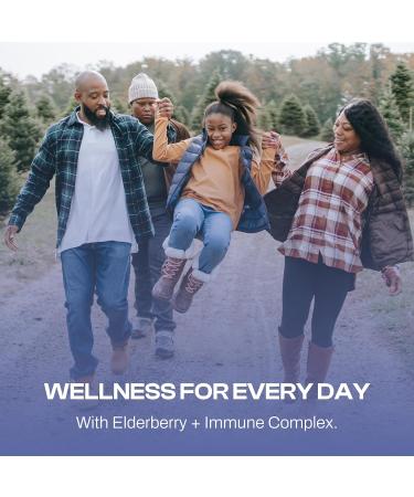 Only Nutri Labs Elderberry Immune Support Supplement Infused with Vitamin C Echinacea Propolis and Beta Glucans Immune Booster Vitamins and Supplements for Adults 60 Vegan Elderberry Capsules - Buy Online on GoSupps.com