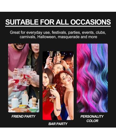 Temporary Natural Hair | Coloring Mud Hair Wax Color | Hairstyle Cream Color Wax | Hair Color Wax | Color Hair Wax Temporary | Versatile Hair Color Wax wax for men's hair (Black 30ml) - Buy Online on GoSupps.com