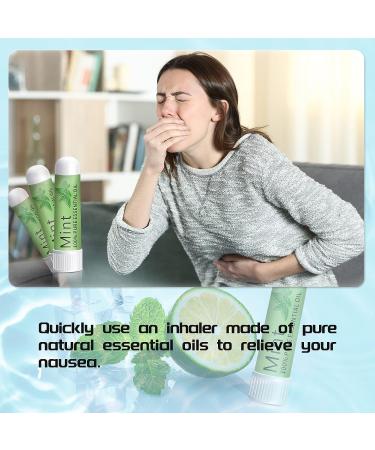 Hion Nausea Relief Inhaler - Grapefruit & Mint | 100% Natural Essential Oils - Buy Online on GoSupps.com