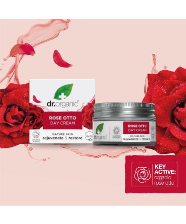 Buy Organic Doctor Rose Otto Day Cream | 1.7 oz | Natural Moisturizer for Radiant Skin - Buy Online on GoSupps.com