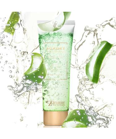 Dead Sea Premier Natural Aloe Vera Gel Organic pure for Face Hair and Body good for Sun Burn Relief Bug or Insect Bites Dry Damaged Aging skin Razor Bumps & Acne. silky non-tacky 4.25Fl.oz - Buy Online on GoSupps.com