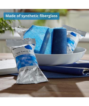 McKesson Blue Fiberglass Cast Tape 4 x 4 yds - 10 Packs (10 Count) | High-Quality Orthopedic Casting Tape - Buy Online on GoSupps.com