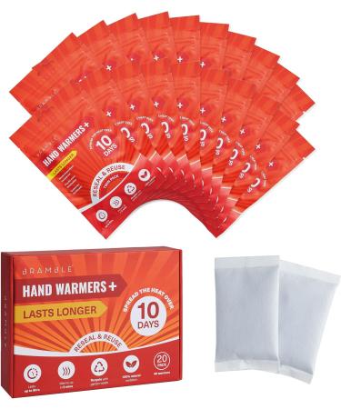 BRAMBLE Reusable Hand Warmers - 8 Hours of Warmth | Pocket Heat Pads for Golf Hiking & Sports - 10 Days of Comfort - Buy Online on GoSupps.com