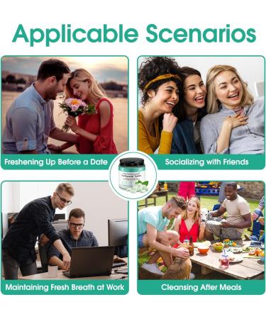 150P Toothpaste Tablets - Nano Hydroxyapatite Travel-Friendly Sensitive Toothpaste Bites for Kids & Adults Spearmint Flavor - Buy Online on GoSupps.com