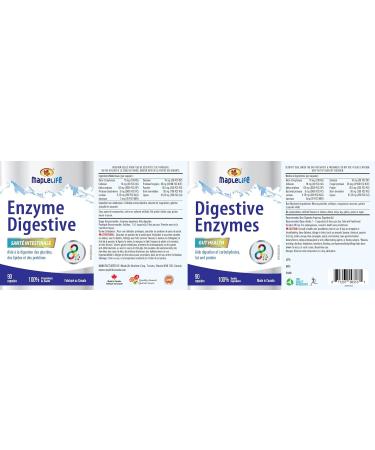 MapleLife Digestive Enzyme Complete - 90 capsules - Buy Online on GoSupps.com