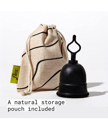 Flex Cup Starter Kit (Size 01) | Reusable Menstrual Cup + 2 Free Discs | Easy Removal Pull-Tab | Tampon + Pad Alternative | Capacity of 2 Super Tampons - Buy Online on GoSupps.com