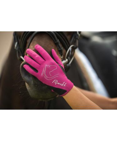 Roeckl Sports Kids Riding Gloves - Tryon Summer Gloves in 4 Colors Sizes 3-7 Black/Gold - Buy Online on GoSupps.com