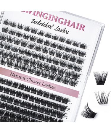 Lash Clusters 156 Pcs Individual Lashes Cluster D Curl Cluster Eyelash Extensions 9-14mm Eyelash Clusters False Eyelashes Reusable Soft & Comfortable Wispy Lashes DIY at Home(MixAB-156-D-9-14mm) - Buy Online on GoSupps.com