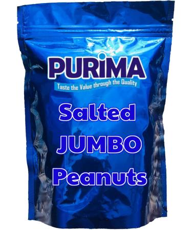 Salted Peanuts 1kg JUMBO Nut Extra Large Roasted Salted Peanut Whole Pub Nuts Snack PREMIUM - Source of Protein Fibre Ideal for Keto Paleo for making Homemade Peanut Butter Non GMO Vegan Snacks PURIMA - Buy Online on GoSupps.com