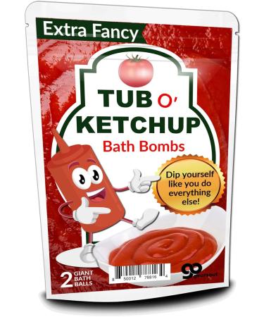 XL Black Cherry Ketchup Bath Bombs for Men - Handcrafted in America - 2 Pack - Buy Online on GoSupps.com