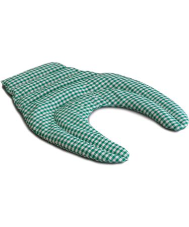 Green-White Wheat Grain Neck Pillow with Back Support | Comfort & Heat Therapy - Buy Online on GoSupps.com