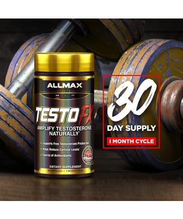 ALLMAX Nutrition TestoFX - Boost Testosterone Levels - 90 Capsules - Buy Online on GoSupps.com