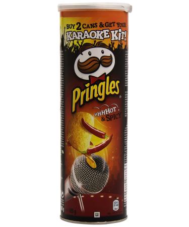 Pringles Hot & Spicy 165g Case - Pack of 9