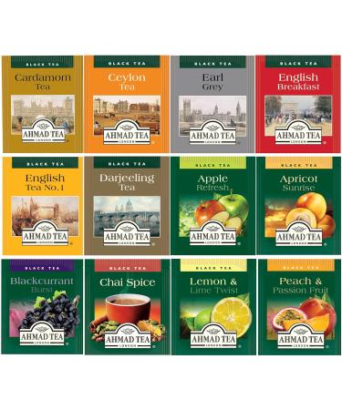 Ahmad Tea Tea Advent Calendar 2024 Tea Calendar 24 Different Tea Bags Christmas Calendar 2024 Black Green Fruit Herbal Tea 24 - Buy Online on GoSupps.com