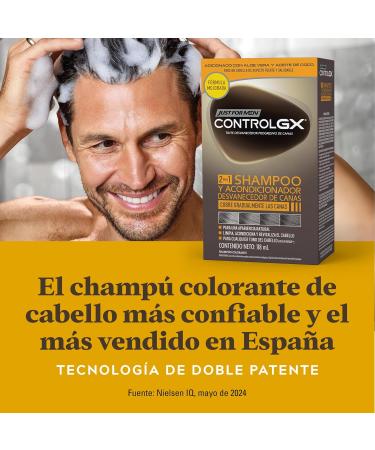 Just For Men Control Gx Shampoing Marron 3 x 118 ml - Buy Online on GoSupps.com
