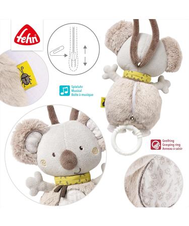 Fehn Koala Music Box Baby Sleep Aid & Cuddly Toy with Mozart's Lullaby | Perfect Travel & Home Music Toy for Babies and Toddlers - Buy Online on GoSupps.com