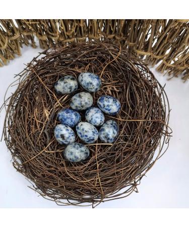 Set of 20 Mini Crystal Mix Eggs Polished Tumbled Rock for Healing and Meditation Variety Crystals Stone Easter Eggs Healing Crystals Eggs - Buy Online on GoSupps.com