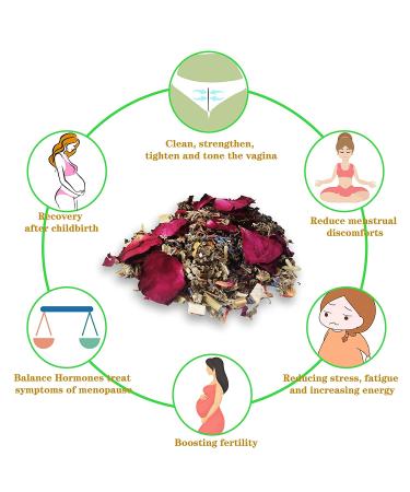 Organic Yoni Steam Herbs 6.7oz - Cleansing & Tightening V Steam Kit for Women | 100% Organic Vaginal Steaming Herbs with Filter Bag | Yoni Tea for Rejuvenation - Buy Online on GoSupps.com