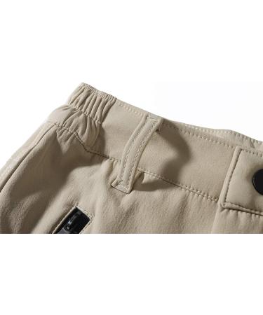 Camii Mia Big Boys Fleece-Lined Hiking Pants - Waterproof Insulated Winter Snow Ski Cargo Pants - Buy Online on GoSupps.com