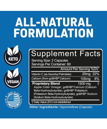 Keto Sleep Exogenous Ketones and Sleep Aids for Adults | Melatonin 5mg with Keto BHB to Help You Fall Asleep Faster | Apple Cider Vinegar Capsules Plus Keto BHB | Fat Burner & Weight Loss Supplement - Buy Online on GoSupps.com