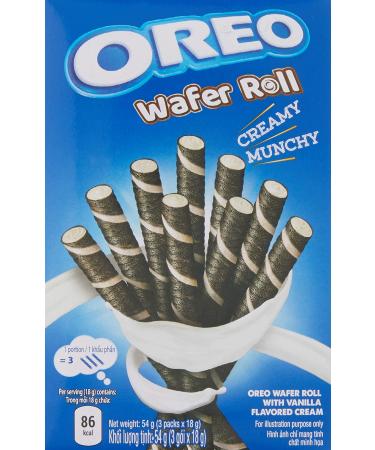 Oreo Oreo Wafer Roll Vanilla 54 g