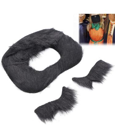 Exquisite Clothing Fake Beard Self Adhesive Beard Eyebrow Stickers Party Supplies Accessories - Buy Online on GoSupps.com