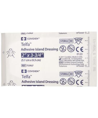 Covidien (n) Telfa Island Dressing 2 X3-3/4 Bx/50 Latex-Free