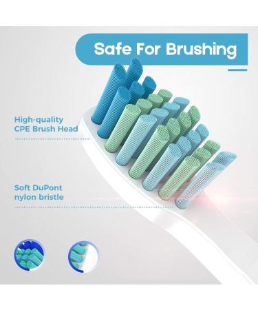 Sonic Electric Toothbrush for Adults - 5 Modes 2 Min Timer Battery Powered Unisex | International Shipping - Buy Online on GoSupps.com