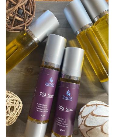 iHeal SX - SOS Serum - 2 oz (60ml) - Skin & Scar Serum - Cosmetic Surgery Scar Serum- BBL -Tummy Tuck - Breast Augmentation - Diabetic Wound Serum - Vitamin E - Buy Online on GoSupps.com