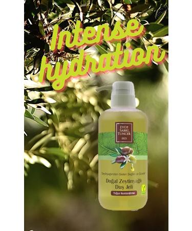 EYUP SABRI TUNCER Natural Olive Oil Shower Gel 600ml - pH Balanced Skincare & Moisture Restore | International Shipping - Buy Online on GoSupps.com