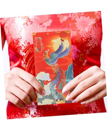 ABOOFAN 60 Pcs Trendy Red Envelope Chinese Red Packets Red Envelopes Chinese Lucky Money Envelopes Chinese Red Envelope Chinese Festival Red Envelopes Paper Lunar Calendar Thousand Yuan - Buy Online on GoSupps.com