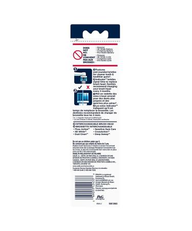 Oral-B Precision Clean Electric Toothbrush Replacement Brush Heads - 2ct Refills - Buy Online on GoSupps.com
