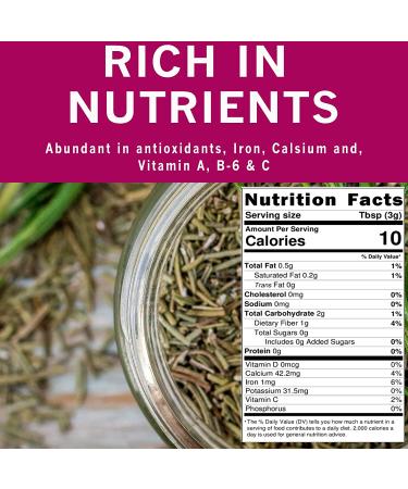 SPICES VILLAGE Dried Rosemary Leaves 4 oz - Pure Mediterranean Seasoning for Cooking & Tea | Kosher, Gluten Free, Vegan, Non GMO - Resealable Bulk Bag - Buy Online on GoSupps.com