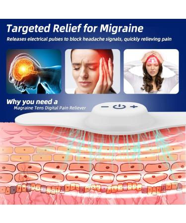 Electric Headache Migraine Relief Head Massager Rechargeable TENS Units Digital Pain Relieve Device Head Cap Prophylactic Treatment for Migraine Headband for Deep Relaxation and Stress Relief - Buy Online on GoSupps.com