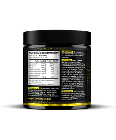 Beast Pharm STIM Pre Workout 390g - Lemon Sherbet Flavor | 30 Servings - Buy Online on GoSupps.com