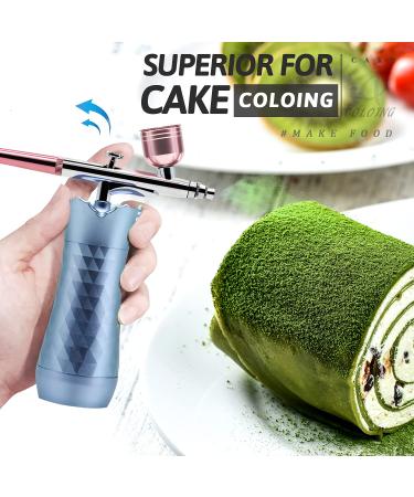 Redini Cordless Airbrush Mini Kit - Portable Handheld Cake Painting & Makeup Decor Tool with Compressor for Nail Art, Tattoo & Barber - Rechargeable - Blue - Buy Online on GoSupps.com