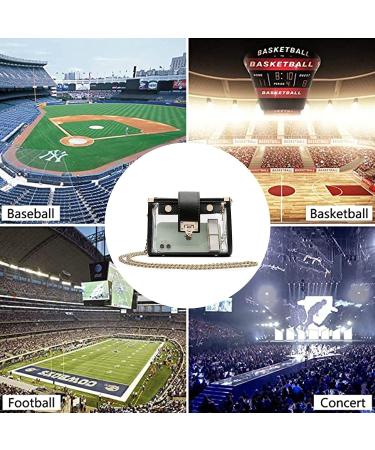 YING YUMEI Clear Crossbody Bag Stadium Approved - Transparent Shoulder Handbag & Clutch - Buy Online on GoSupps.com