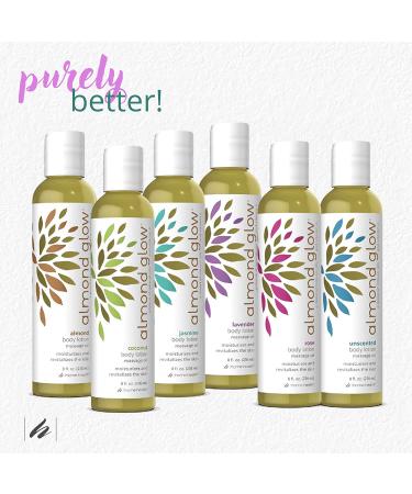 Home Health Almond Glow Rose Body Lotion - 8 oz Moisturizer & Massage Oil, Non-GMO & Paraben-Free, Enriched with Vitamin E & Natural Oils - Buy Online on GoSupps.com